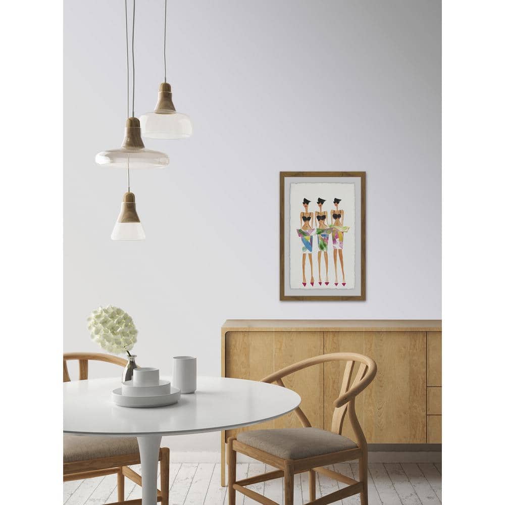18 in. H x 12 in. W The Fashion Trio by Marmont Hill Framed Wall Art