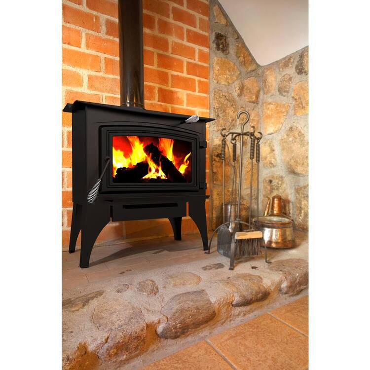 Pleasant Hearth 2,200 sq. ft. Wood Burning Stove with Legs