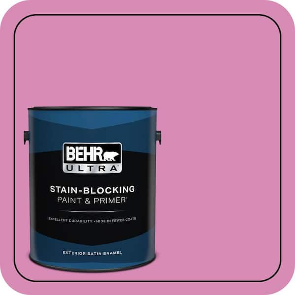BEHR ULTRA 1 gal. #P120-3 High Maintenance Satin Enamel Exterior Paint & Primer