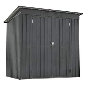 7.86 ft. W x 5.14 ft. D Metal Shed with Double Door (40 sq. ft.)