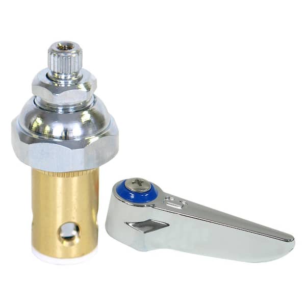 Everbilt 2-15/16 in. 20 pt Broach Cold Side Stem and Handle For T&S replaces 2713-40