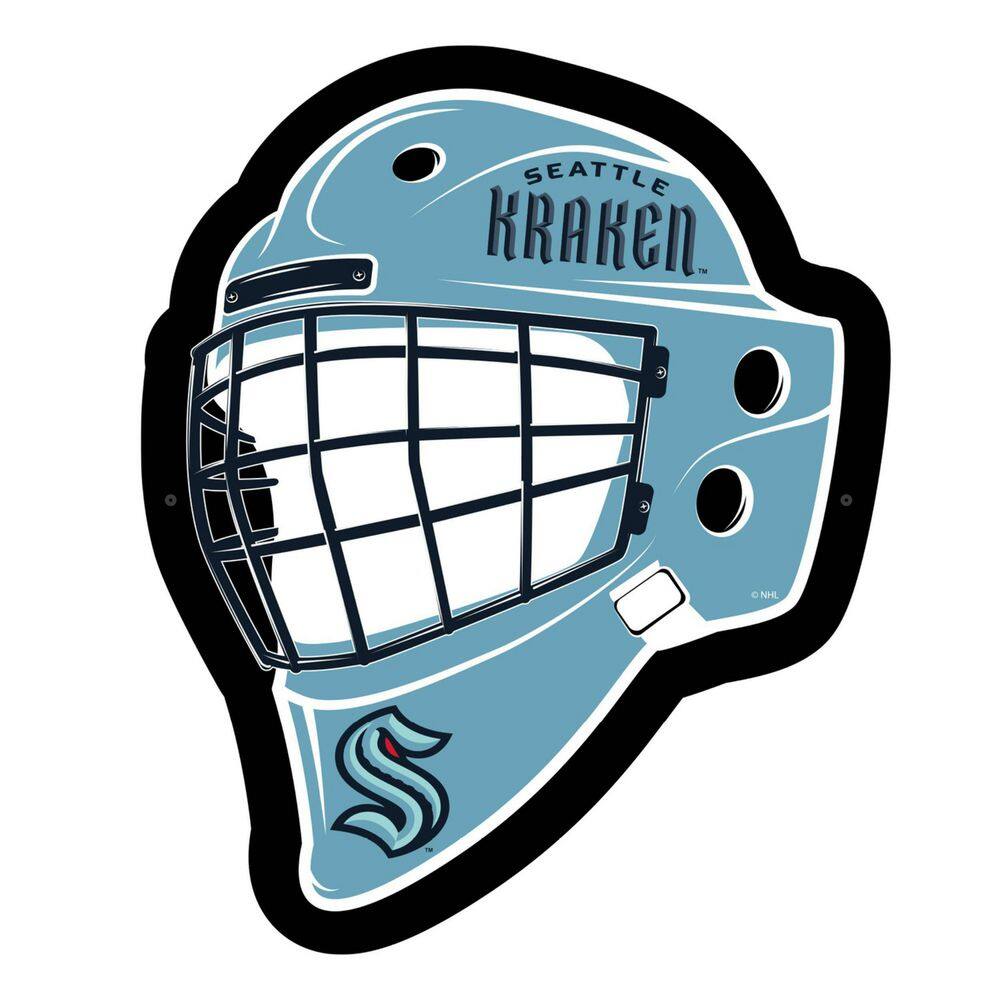 Evergreen Seattle Kraken Helmet 19 in. x 15 in. Plug-in LED Lighted ...