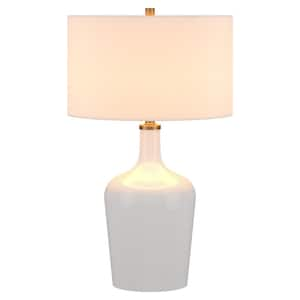 Meyer&Cross Laelia 24.75 in. Clear Glass Table Lamp with Brass Accents  TL0373 - The Home Depot