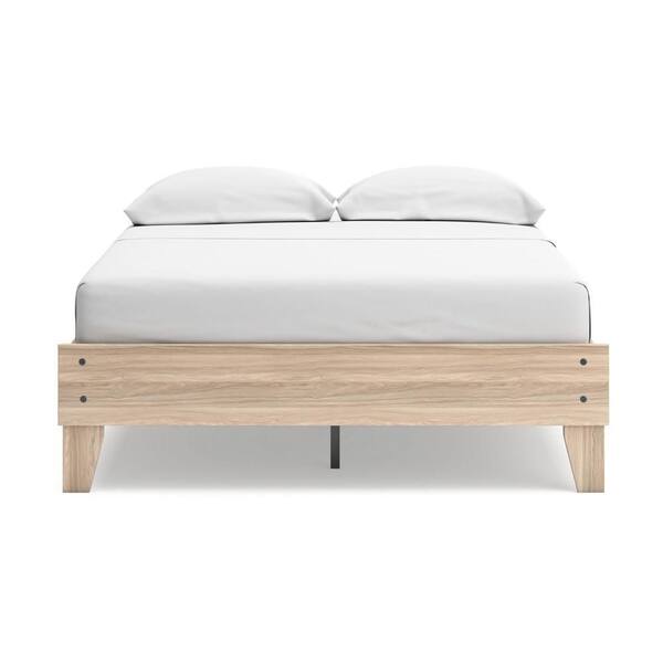 ෆ‪‪さま 専用ページ★ Benjara Bette Brown Wood Frame Full Size Platform Bed