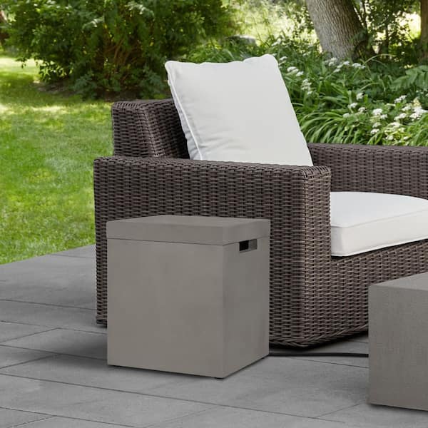 JENSEN CO Matteau 17 in. Propane Tank Cover in Flint