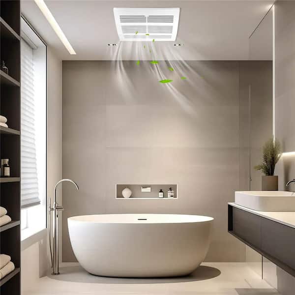 50/80/110 CFM Ceiling Quiet Bathroom Exhaust Fan for 120 sq. ft. Energy Star