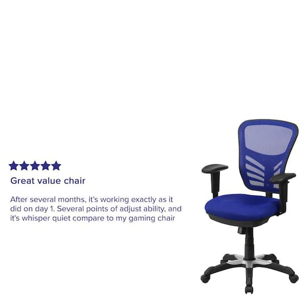 Modway articulate ergonomic mesh office chair in discount blue