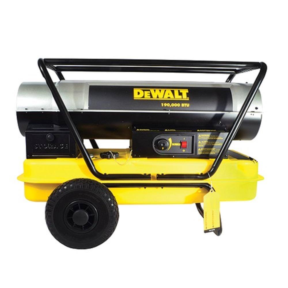 DEWALT 190,000 BTU Heavy Duty Forced Air Kerosene Heater DXH190HD - The  Home Depot
