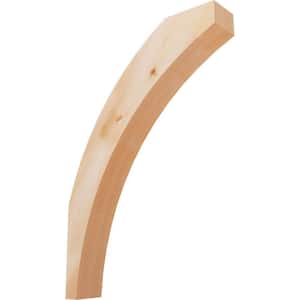 3 1/2''W x 18''D x 26''H Thorton Smooth Knee Brace, Western Red Cedar