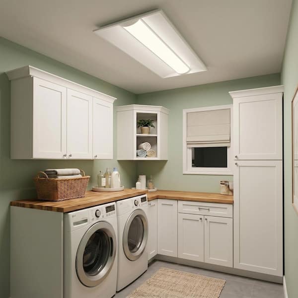Maxlite 2X4 White/Clear Integrated LED Troffer Light 22W/28W/34W