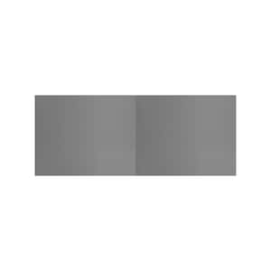 Valencia Assembled 36-in. W x 24-in. D x 21-in. H in Gloss Gray Plywood Assembled Wall Kitchen Cabinet