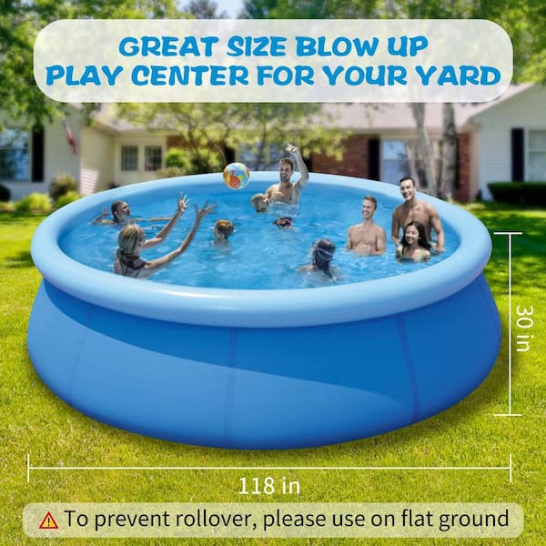 Inflatable Above Ground Pool, 10ft