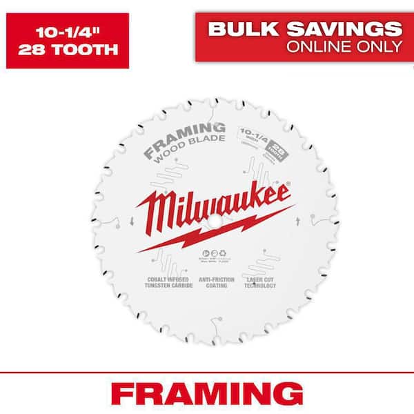 Milwaukee 10-1/4 in. x 28-Tooth Framing Circular Saw Blade