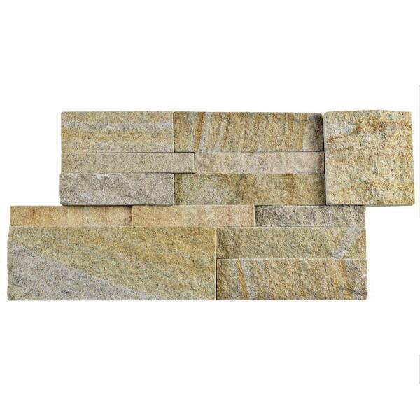 Merola Tile Ledger Panel Sandstone 7 in. x 13-1/2 in. Natural Stone Wall Tile (5.35 sq. ft. / case)