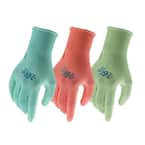 Women's Medium/Large Nitrile Coated Gloves (3-Pack)