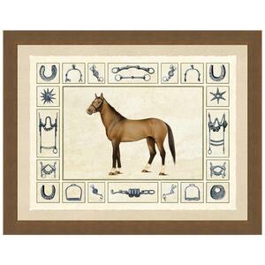 "Equestrian I" Framed Archival Paper Wall Art (26 in. x 32 in. Full Size)
