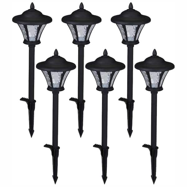 Hampton Bay Low Voltage 15 Lumens Black Outdoor Integrated LED ...