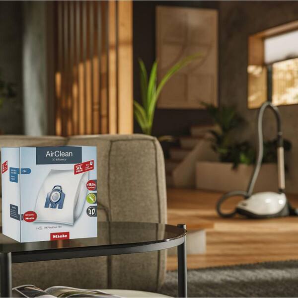 Miele AirClean 3D XL-Pack GN 8 bags Type GN Dust Bag - The Home Depot