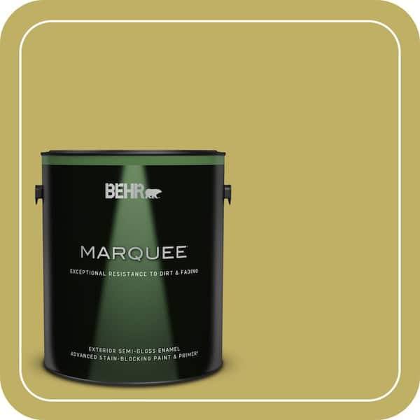 BEHR MARQUEE - 1 gal. #PPU9-06 Riesling Grape Semi-Gloss Enamel Exterior Paint & Primer