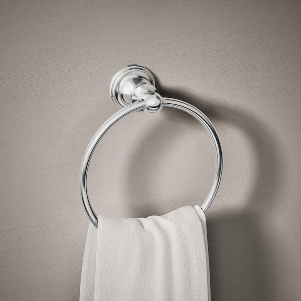 Capilano Towel Ring in Polished Chrome