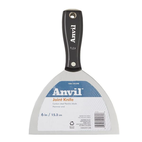 Anvil 2 in., 4 in. and 6 in. Steel Joint Knife set