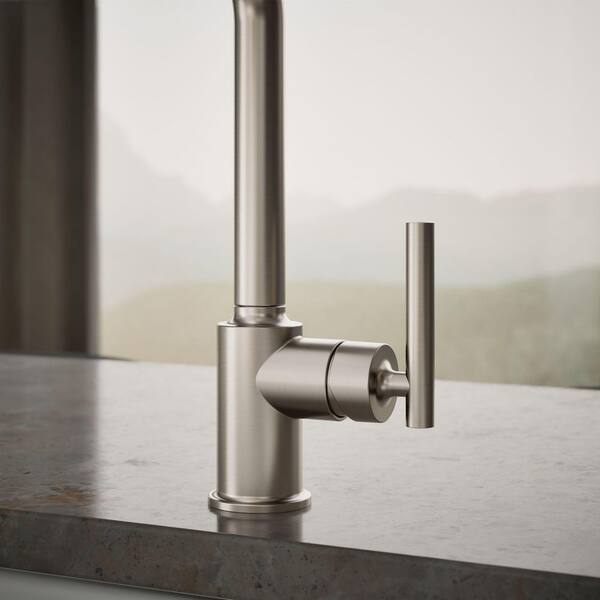 KOHLER Purist Single-Handle Standard Kitchen Faucet with Side