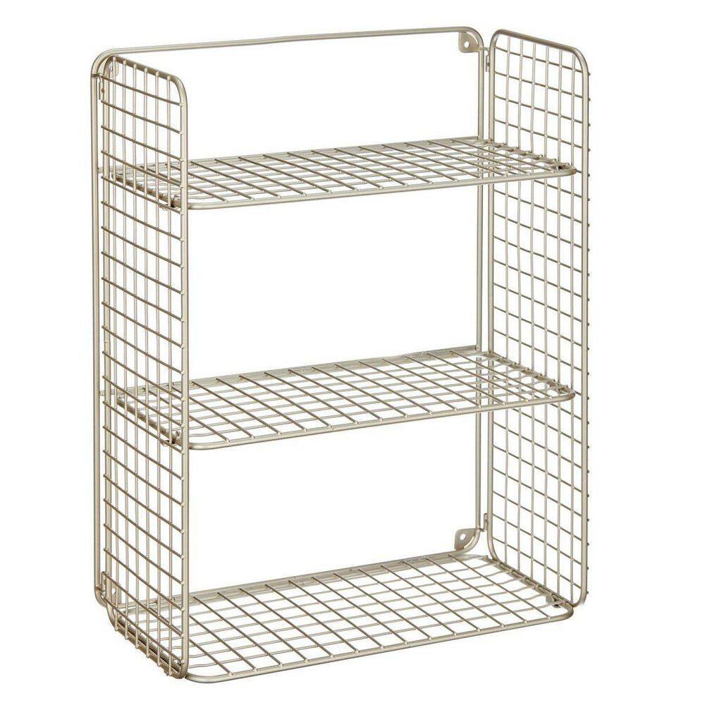 Dracelo 17.3 in. W x 10.6 in. D x 35.8 in. H Black Metal Free Standing Wire Rack Durable Bathroom Storage Shelf