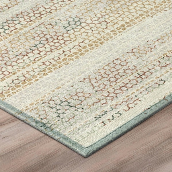 Chantille Machine Washable Indoor/Outdoor Abstract ACN3115 Cream 10 ft. x 14 ft. Area Rug