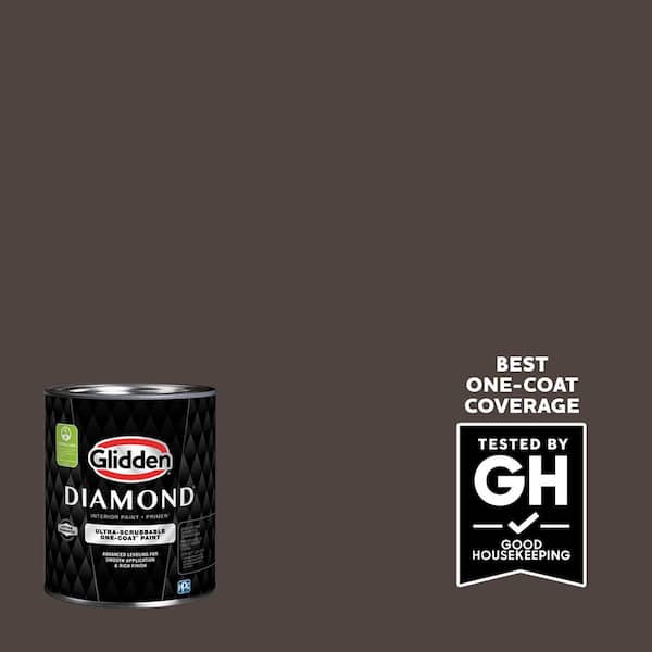 Glidden Diamond 1 qt. Dark Granite PPG1005-7 Eggshell Interior Paint with Primer