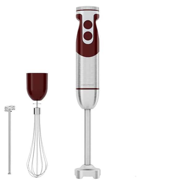 Stainless Steel 5-in-1 Variable Speed 400W Chopper Set Immersion Hand Blender