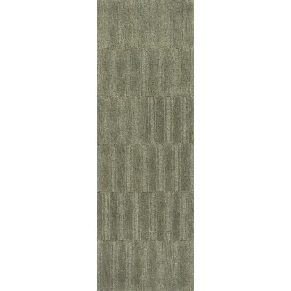 Starke Checked Wool Olive 3 ft. x 8 ft. Indoor/Outdoor Patio Runner Rug price history on PriceWatchPro