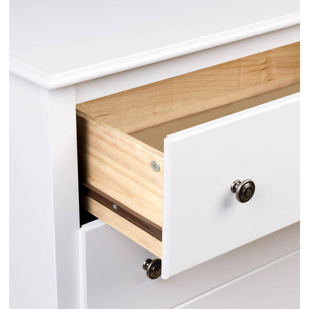 Monterey White MDF TV and Wardrobe Armoire