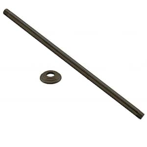 1/2 in. IPS x 48 in. Round Ceiling Mount Shower Arm with Flange, Oil Rubbed Bronze