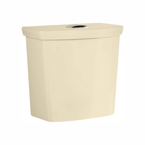 American Standard H2Option Dual Flush Toilet Tank Only with Liner in Bone