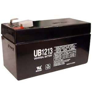 12-Volt 1.3 Ah F1 Terminal Sealed Lead Acid (SLA) AGM Rechargeable Battery