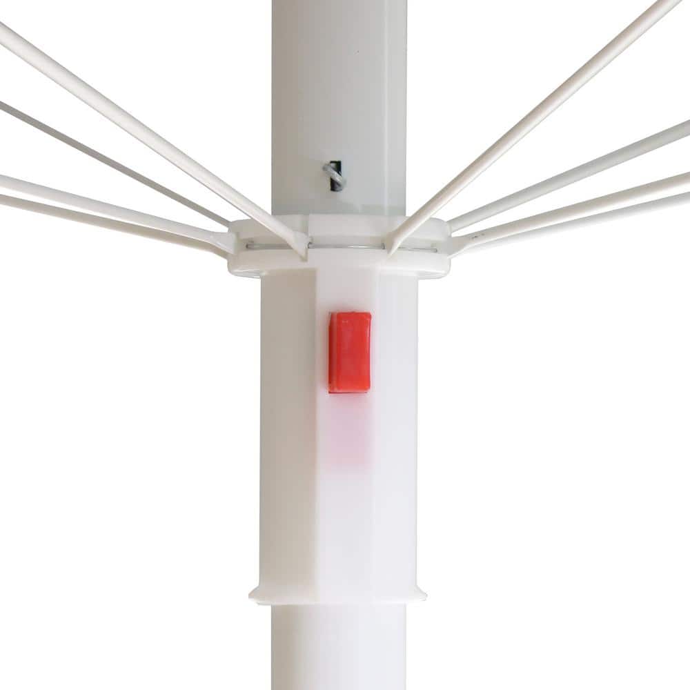 5-Foot Sage Green Polyester Beach Umbrella with Tilt Function