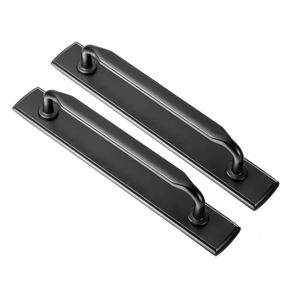 2-Pack 5 in. (128mm) Matte Black Zinc Alloy Cabinet Pull with Rectangular Backplate Traditional Drawer Bar Handle price history on PriceWatchPro