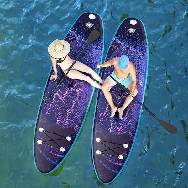 11 ft. Inflatable Stand-Up Paddle Board Non-Slip Deck Surfboard with Hand Pump