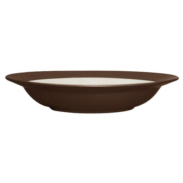 Noritake Colorwave Chocolate Brown Stoneware Pasta/Rim Soup Bowl 8-1/2 in., 20 oz.