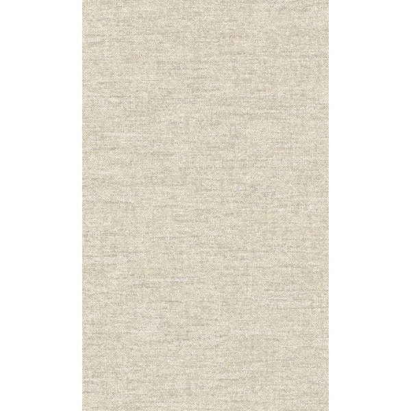 Walls Republic Light Beige Plain Textile Printed Non-Woven Non-Pasted Textured Wallpaper 57 Sq. Ft.