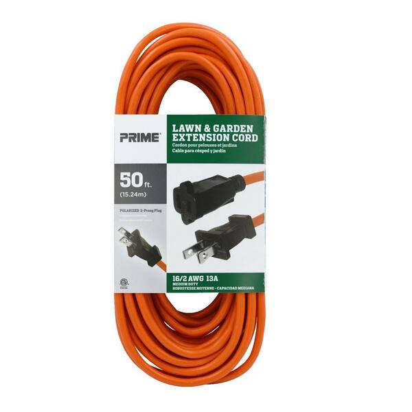 Unbranded 50 ft. 16/2 SJTW Orange Extension Cord
