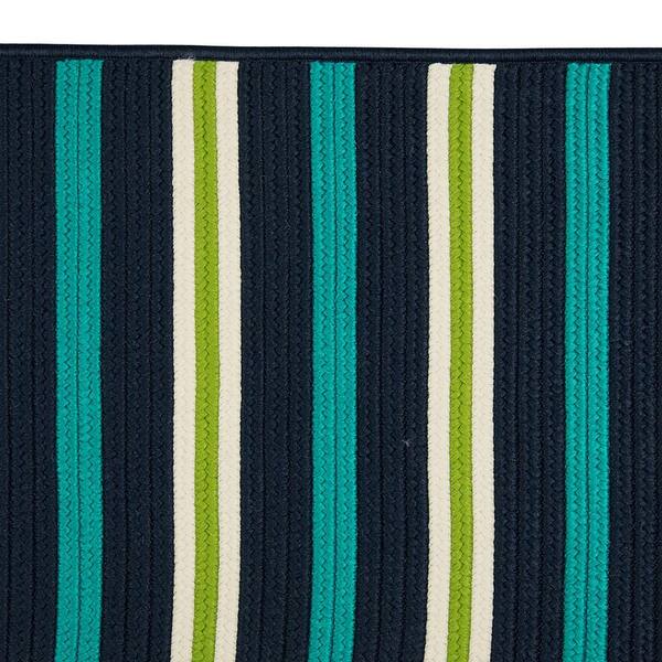 Colonial Mills Braided Striped Doormat, Sunbrella Fabric, 3 Colors