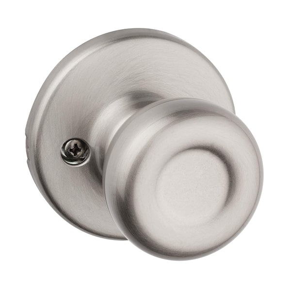 Tylo Satin Nickel Dummy Door Knob Featuring Microban Antimicrobial Technology