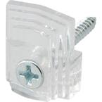 1/4 in. 20 lb. Plastic Mirror Holder (4-Piece)