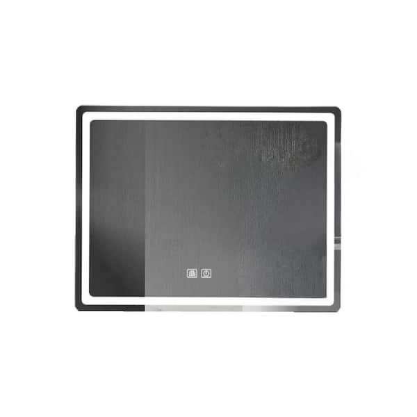 Unbranded Hot Seller 31.50 in. W x 23.62 in. H Rectangular Frameless LED Mirror for Bathroom Wall Smart Lighted Vanity Mirrors