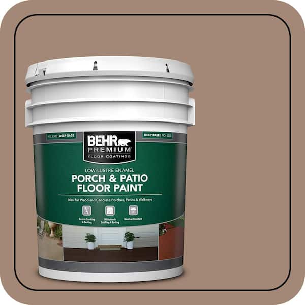 5 gal. #PFC-19 Pyramid Low-Lustre Enamel Interior/Exterior Porch and Patio Floor Paint