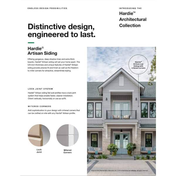 James Hardie Hardie Plank HZ5 7.25 in. x 144 in. Primed Smooth