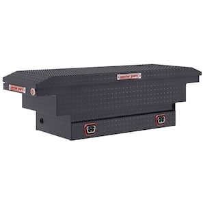 62.5 in. Gray Aluminum Compact Low Profile Crossover Truck Tool Box