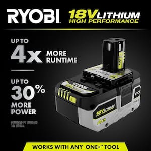 ONE+ 18V 4.0 Ah Lithium-Ion HIGH PERFORMANCE Battery (2-Pack)