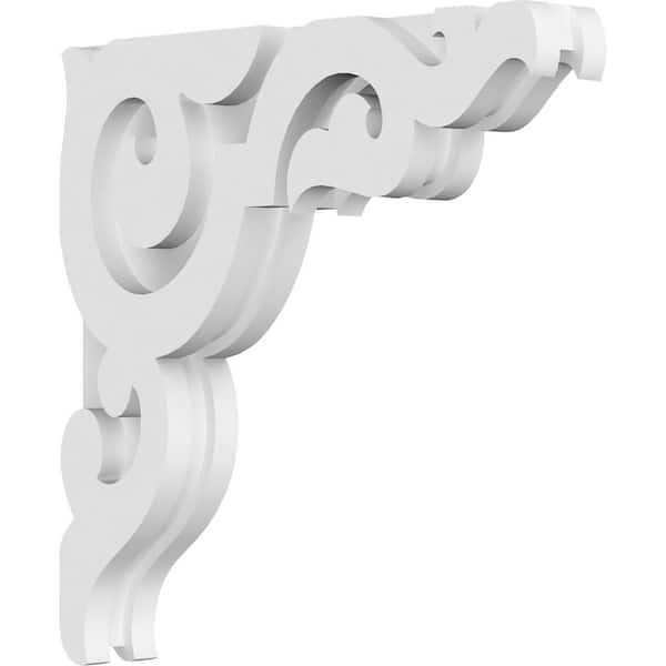 Ekena Millwork Rotherham 1.5 in. W x 12 in. H x 12 in. D Signature Urethane Polyurethane Corbel